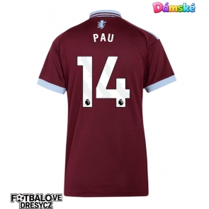 Aston Villa Pau Torres #14 Dámské Domácí Dres 2026-27 Krátký Rukáv